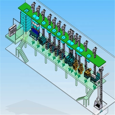 80 Tons Per Day Complete Set Rice Milling Machine Rice Mill Machine