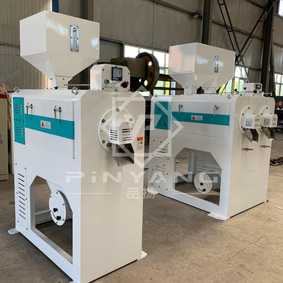High-Efficiency Rice Whitener 2-5 Tons Per Hour Capacity Low Rice Temperature Excellent Bran Removal Effect Featuring Motor