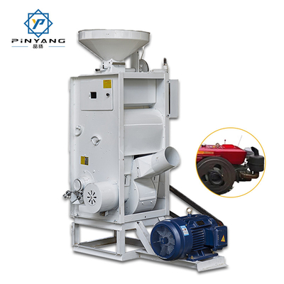 SB-5 400-600KG/H Small Rice Miller Combined One-Stop Diesel Engine Rice Milling Machine with Core Motor Component