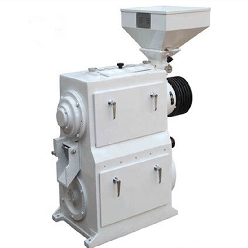 Nf15 Rice Whitener Machine Rice Mill Machine Agricultural Machine White Rice Processing Wooden Case TT LC Emery Roll, Screen